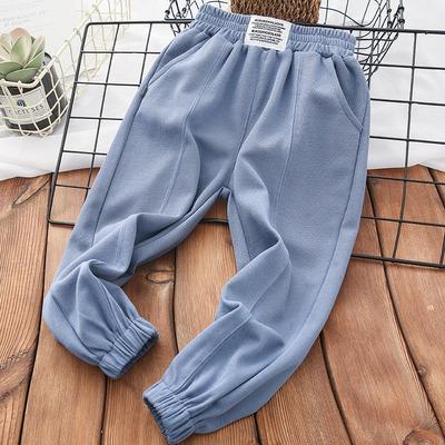 China Wholesale New Spring Boy's Breathable Sports Pants Kids Pants Cause Baby Cartoon Organic Cotton Pants for sale