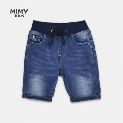 China 2022 Fashion Boys Jeans Summer High Street Men's Blue Short Casual Denim Pants Breathable Short Pants for sale