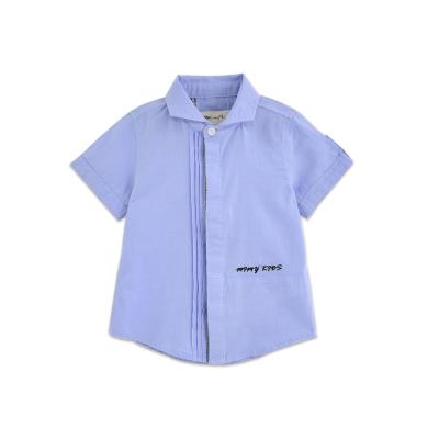 China 2022 summer casual collar boy's short-sleeved wholesale trend Korean short children's anti-pilling children's shirt for sale