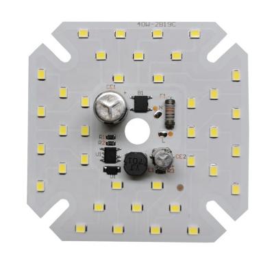 China Residential New Product Accenting Lightweight Aluminum Bulbed Substrate Led Patch Light Source Source 40W DOB Downlight for sale