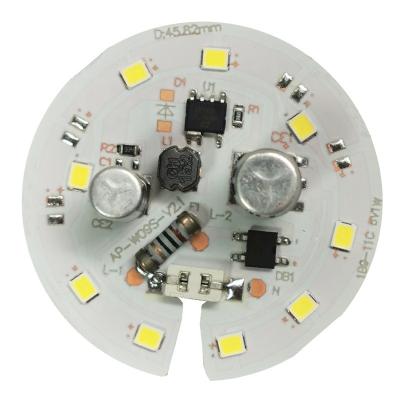 China New product A residential bubble light source SMD 2835 AC85-265V DOB smd 7w chip PCB for sale