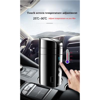 China Double Wall Coffee Screen Temperature Sustainable Design Thermos Smart Thermo Temperature Display Keep Cup Hot for sale