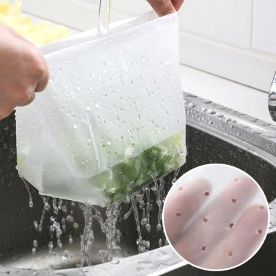 China 30 Packs 2019 New Home Kitchen Pool Sink Filter Waste Storage Thickening Drain Vertical Bag with Holes Phone and Razor Holder Razor Hook Hanger Stand for sale