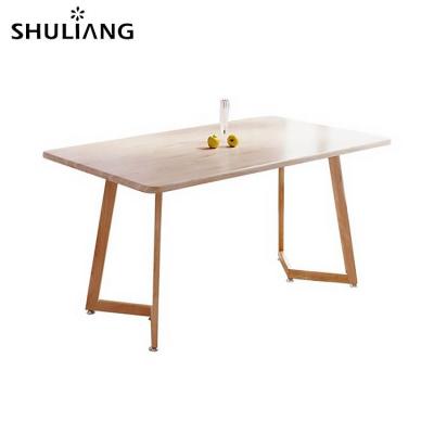 China Sellable Modern Simple Fashion Coffee Table Metal Square Dining Table Metal Leg Tempered Dining Table for sale