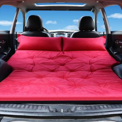 China Foldable Car Air Mattress SUV Car Travel Bed Sleep Pad Folding Rear Special Car Trunk Push In Automatic Inflation for sale