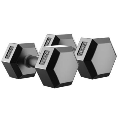 China Wholesale Adjustable Cheap Home Use Exercise Arm Muscles Black Hex Dumbbells For Sale for sale