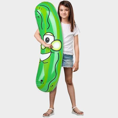 China Household Decoration Wholesale PVC Novelty Giant Inflatable Pickles 36 Inch Balloons Adult And Kids Toys Party Supplies for sale