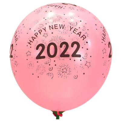 China New Year Decoration 2022 New Year Decoration Latex Balloon 12 Inch Balloon New Year Decoration 2022 New Year Latex Customizable Wedding Balloon for sale