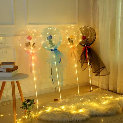 China Activity Decoration New Year Decoration Wedding Party LED Flowers Bobo Balloon Valentine Party Decoration for sale