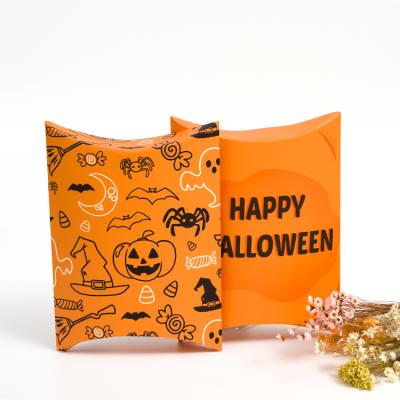 China Cute Halloween Party Decoration Pumpkin Bat Halloween Eve Candy Box Halloween Packaging For Kids for sale