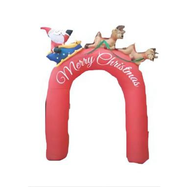 China Ourwarm 10ft Xmas Garden Party Toys/Children's Xmas Yard Outside Display Santa Claus Reindeer Inflatable Custom Arcade Yard Decoration for sale