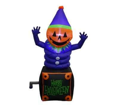 China Ourwarm Eco-friendly/Waterproof Disposable Halloween 5ft 8ft Led Outside The Yard Display Custom Inflatable Pumpkin Floating Decoration for sale