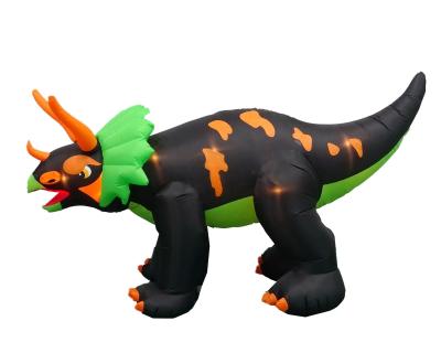 China Ourwarm Holiday Ornament Eco-friendly / Waterproof Floating Stable Stable Blow Ups Outdoor Yard Decoration Custom Halloween Inflatable Dinosaur for sale