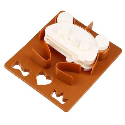 China Best Selling Viable Animals Shaped Cute Sandwich Cutter Mold Bread Cutter Baking Mold for sale