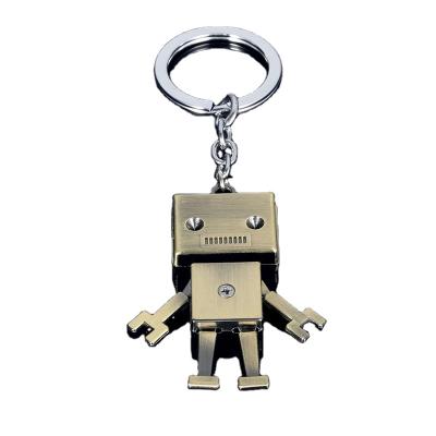 China Retro Mechanic Mechanic Robot Key Chain Bag Funny Personality Creative KeyChains Fashion Car Bag Mobile Pendant Keychain for sale