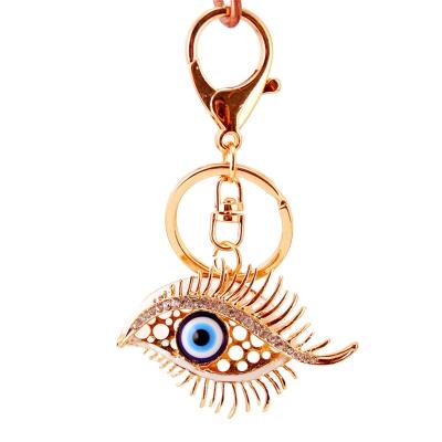 China Hot Sale Fashionable 3D Eye Jewelry Dazzle Car Key Chain for sale