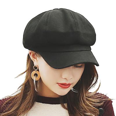 China Comfortable Five Colors Wholesale Custom High End Adult Beret Hats For Wowen for sale