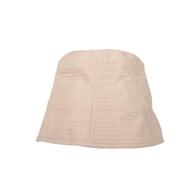 China Custom Plush High Quality Wholesale Cheap Unisex Adult Fitted Beige Fishman Bucket Hat for sale