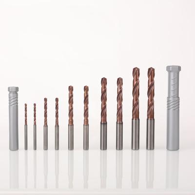 China Non Ferrous Metals Customized CNC Machine Tools 3D 5D Tungsten Carbide Drill Bit Carbide Drill for sale