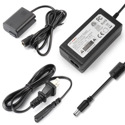 China ABS+PC Materials NP-FW50 AC Power Supply Adapter AC-PW20 Flame Retardant Battery Kit For Sony Alpha A6000 A6500 A6300 A6400 A5100 A3000 Cameras for sale