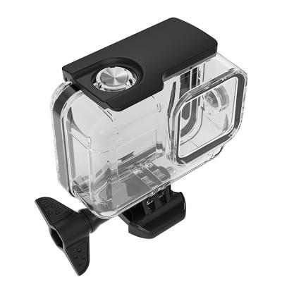 China Hot Selling Plastic Housing Shell Diving Case Waterproof Protective Case 60M Waterproof For GoPro Hero 8 Black Accessories for sale