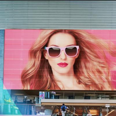 China P3.91-7.81 Store Window Advertising Indoor Transparent Glass Led Video Wall Led Wall Showcase Led Screen Transparent Panel for sale