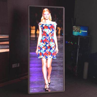 China indoor indoor wifi 4G usb led standee display p2.5 stand poster led display for sale