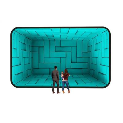 China HD P2.5 VR indoor high resolution indoor full color smd panel flexible led experience creative immersive virtual space led display for sale