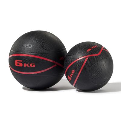 China Round Fitness Ball Rubber Weighted Medicine Balls With Handles Gym Wall Slam Ball 1-10 Kg for sale