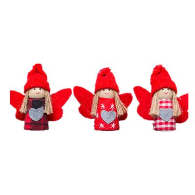 China Eco - Friendly Christmas Tomte Dolls Felt Christmas Boys And Girls Fairy Decorations for sale