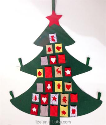 China New Felt Europe 2018 Christmas Advent Calendar Craft For Decorations for sale