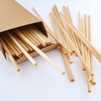 China Disposable Biodegradable Natural Wheat Straw 100% Eco Factory Price Drinking Straw for sale