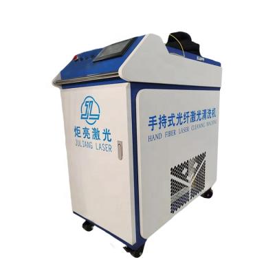 China Cheap Hot Sale 1000w 1500w 2kw Stainless Steel Handheld Continuous Fiber Laser Cleaning Machine For Metal Steel for sale