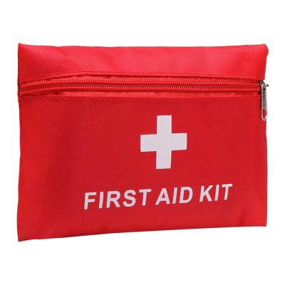 China Convenient Tactical First Aid Kit For Driving Outdoor Traveling Home Using Red Portable First Aid Kit With Supplies for sale