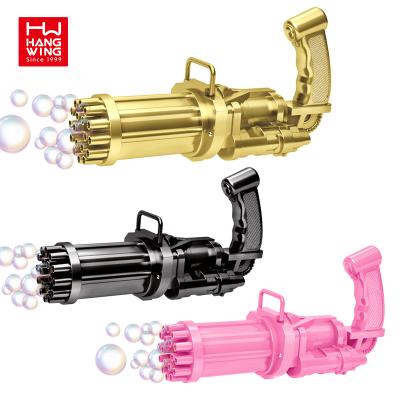 China Portable Bubble Blowing Gun Pistola Burbujas Gatling Water Blower Party Outdoor Games Sandblaster Ourdoor Toy Eighteen Hole Guns Summer Toy for sale