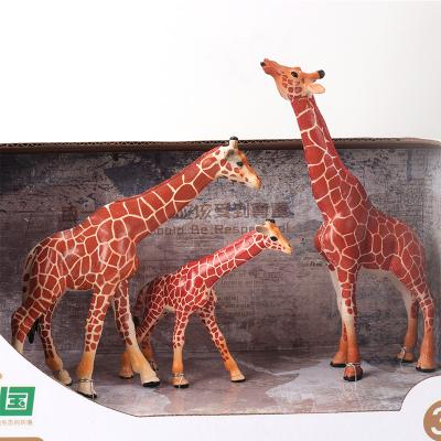 China Vinyl Model Material Play Latest Hard Model Toys Wild Animal Solid Educational Set for sale