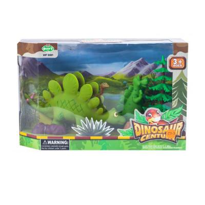 China Cartoon Dinosaur Rubber Model Lovely Educational Product Design for sale