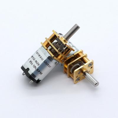 China 3v 5v 6v 12V 24v 10rpm 50rpm 60rpm 100rpm 150rpm 200rpm 300rpm Micro Home Appliance Gearbox Motor Reductor N10 gm12 n20 N30 DC Mini Gear Motor for sale