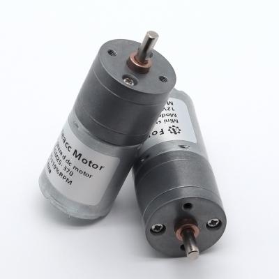 China Diameter 25mm explosion-proof high quality micro dc gm25-370 3v-24v rk-310 rk-370 carbon brush gear motor with reduction gear box for sale