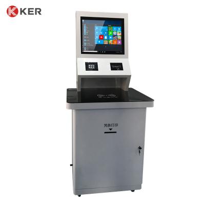 中国 Smart Automatic Borrow And Return Books Touch Screen Rfid Card Self Service Library Kiosk 販売のため