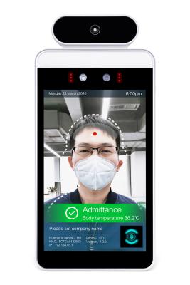 China Infrarotgesichtserkennungs-Zugriffskontrollsystem thermometer AI IP65 zu verkaufen