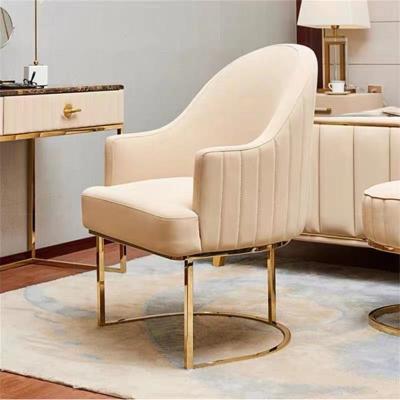 China Modern Simple Design Fashion Dining Room Furniture White Microfiber Cheap Style Leather Upholstery Dining Chair Hotel Home Furniture for sale