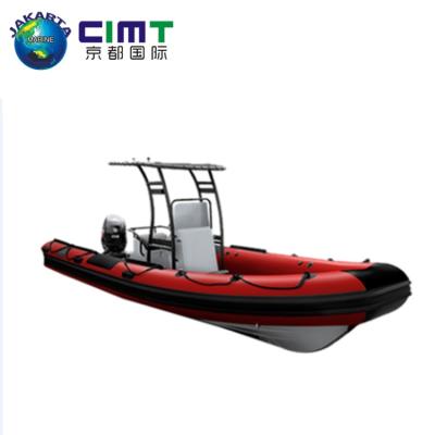 China China 470 Lightweight Hull RIB Hypalon Inflatable Boat Aluminum RIB Boat for sale