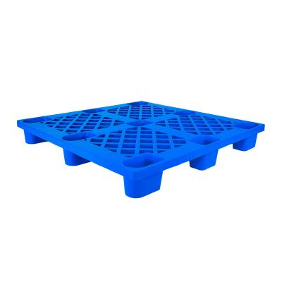 China Big 4 Way Heavy Duty Blue HDPE Custom Euro Single Faced Cheap Plastic Pallet For Sale for sale