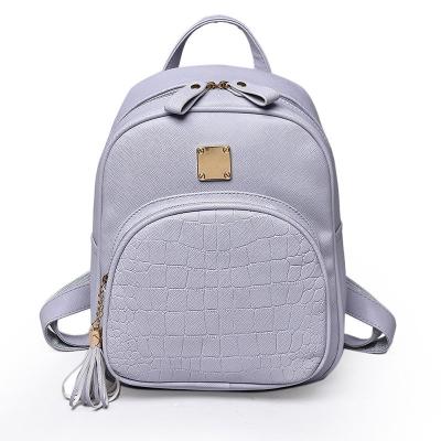 China 2021 Luxury Fashion Waterproof PU Leather Elegant Ladies Shoulder Bag Small Backpack For Women Backpack Purse for sale