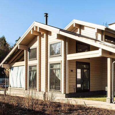 중국 Rural Vacation Wooden Villa House Hot Covering Wall Tie Roof Design 판매용