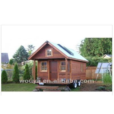 중국 Movable Wooden Trailer House OYC 004 Solid Wood Boards Eco Friendly 판매용