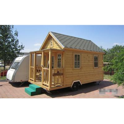 중국 Home K/D Cabin Wooden Trailer House Frame Steel OYC 010 Asphalt Shingle 판매용