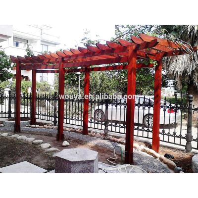 China Above 18mm Garden Wooden Pergola OYP 007 Customer Design for sale