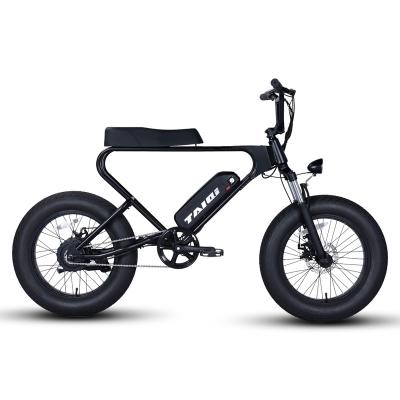 China Vintage Steel TAIQI DK200 2022 Design Lithium Battery City Electric Ervebo Super Cheap Electric Retro Bike Electric Bicycle for sale